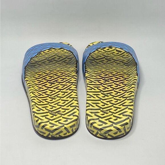 Versace Greca Monogram Flap Sandals size 43/ us size 10 - Picture 4 of 12